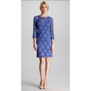 Rebecca Taylor lace Periwinkle scalloped dress